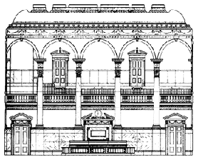 [architectural drawing, House Chamber, State House, Annapolis, Maryland]