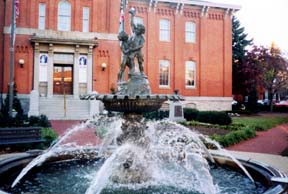 [photo, Fountain at City Hall, North Court St., Frederick, Maryland]